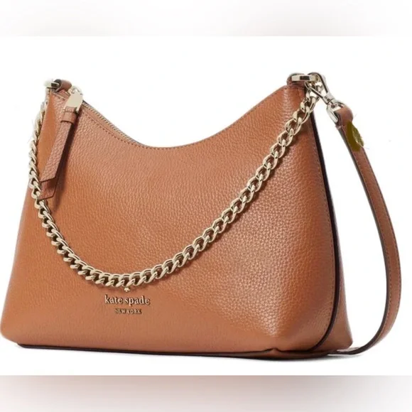 Kate Spade Tan Shoulder Bag with Chain & Adjustable Strap, Great Condition - Picture 1 of 12